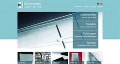 Desktop Screenshot of kuetemeier-gmbh.de